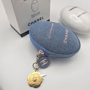 Brand New CHANEL La Crème Main Hand Cream with Blue Denim Pouch